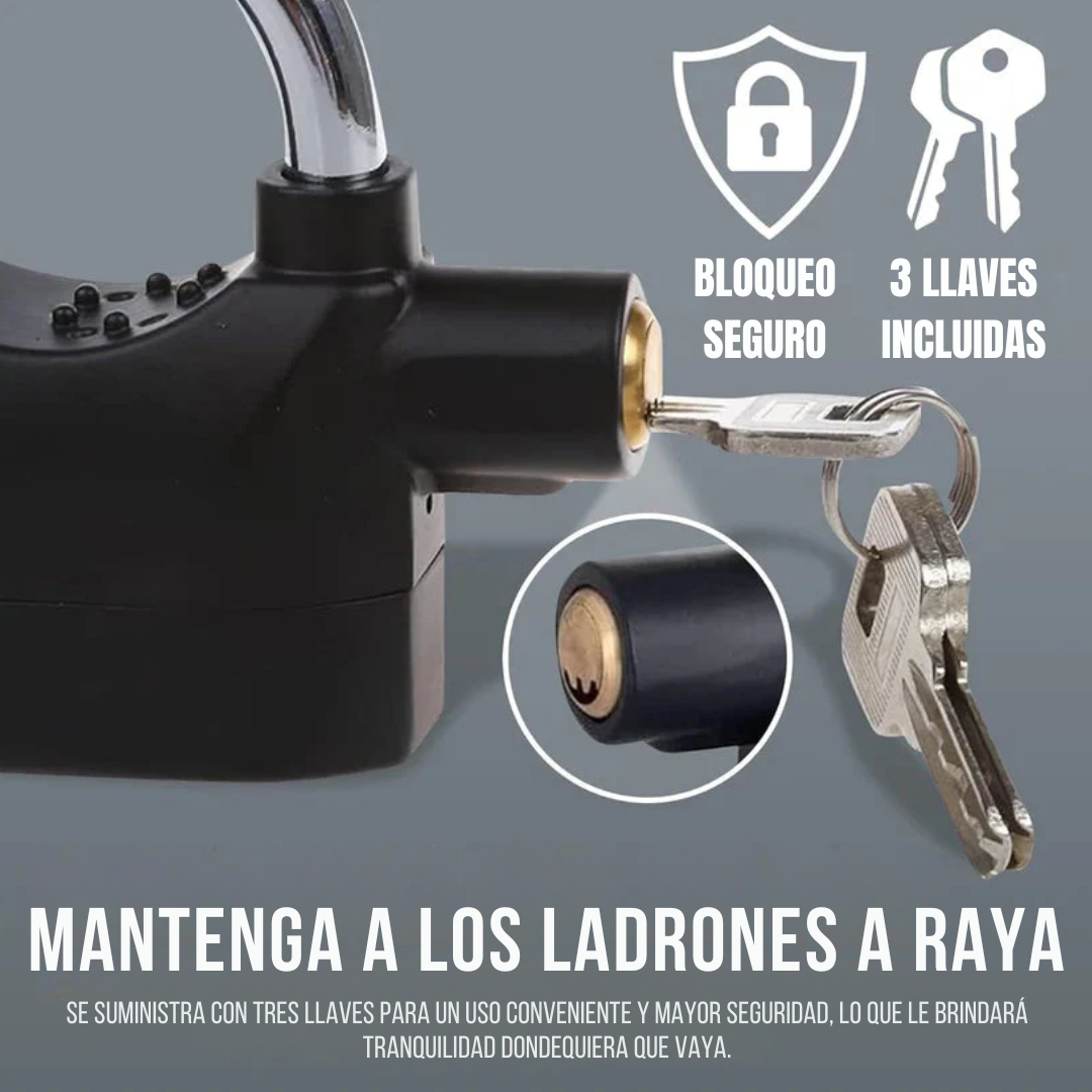 Candado de alarma antirrobo de alta seguridad®