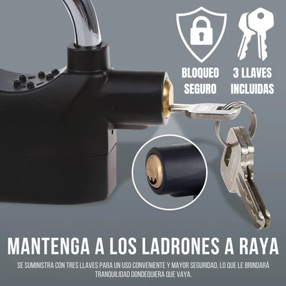 Candado de alarma antirrobo de alta seguridad®