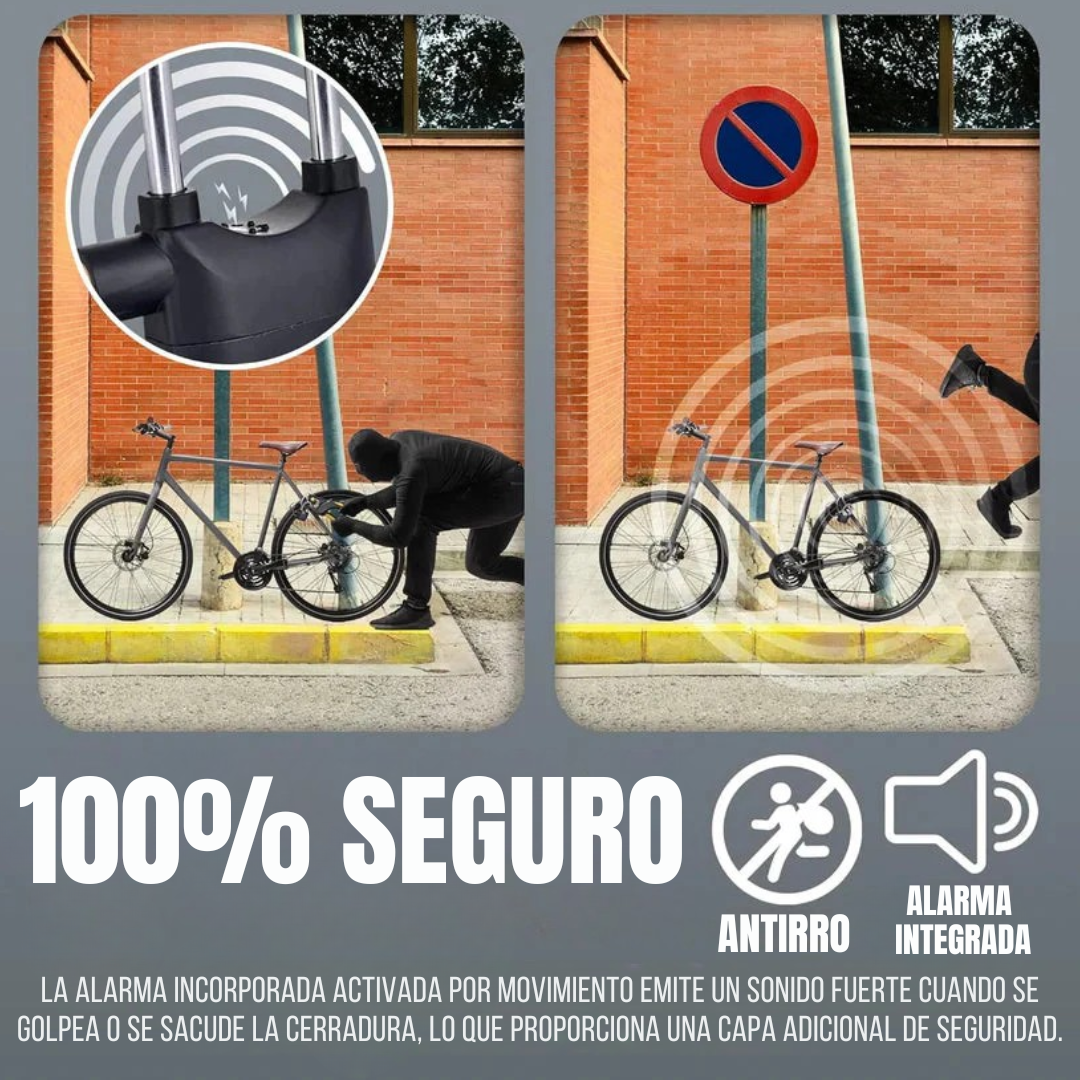 Candado de alarma antirrobo de alta seguridad®