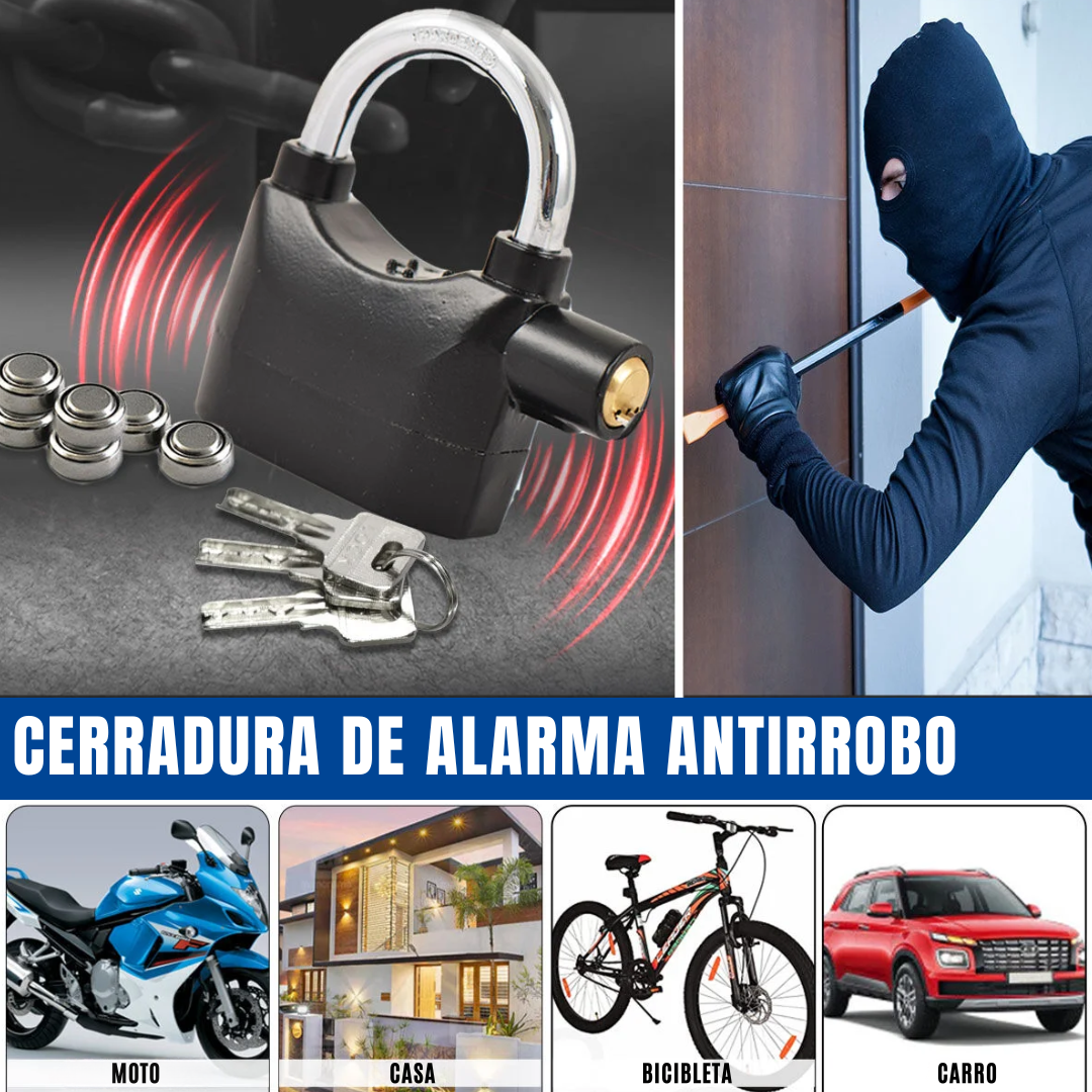 Candado de alarma antirrobo de alta seguridad®